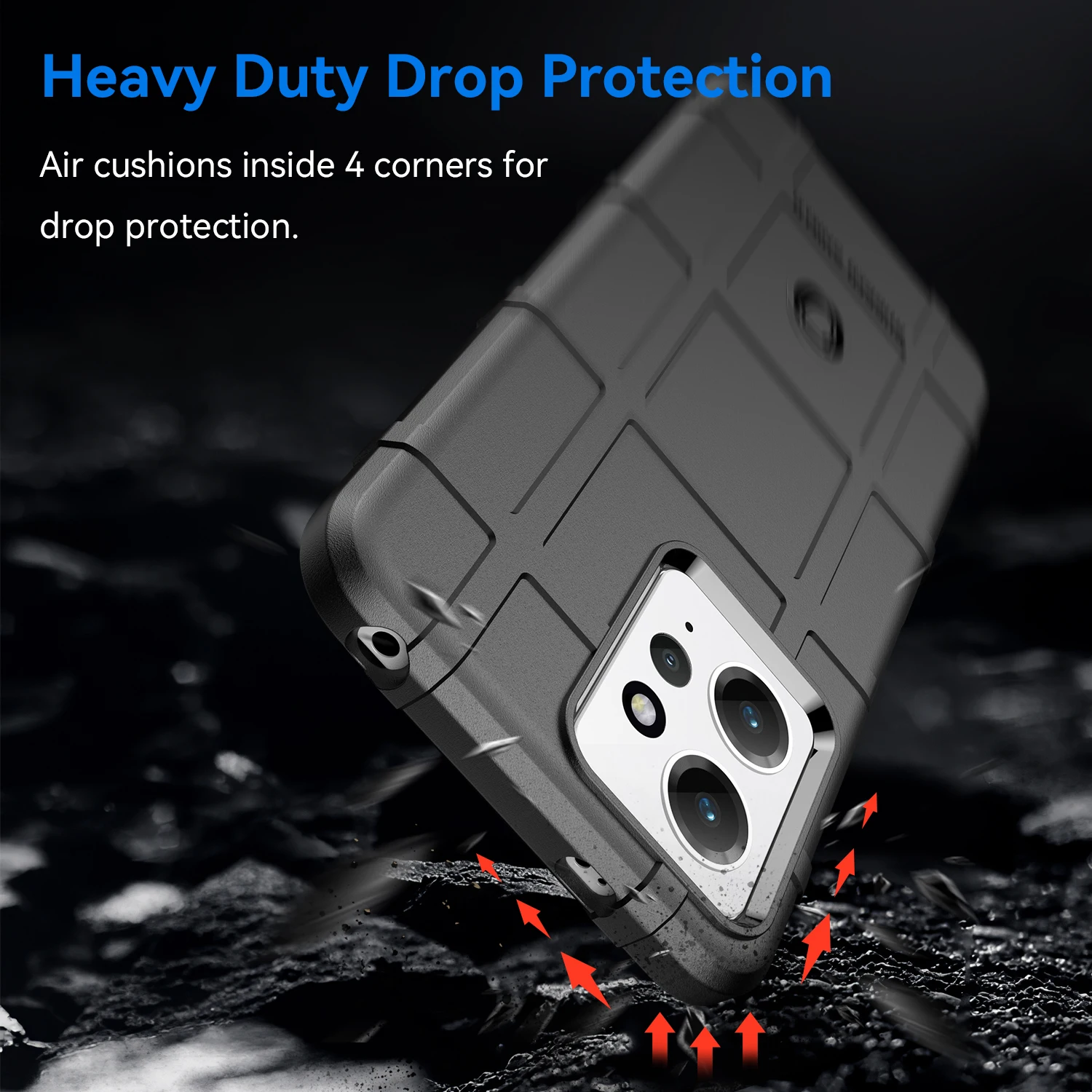 Rugged Shield for Redmi Note 12 4G case Shockproof Tpu Mobile case Cover for Redmi Note 14 PRo 5G