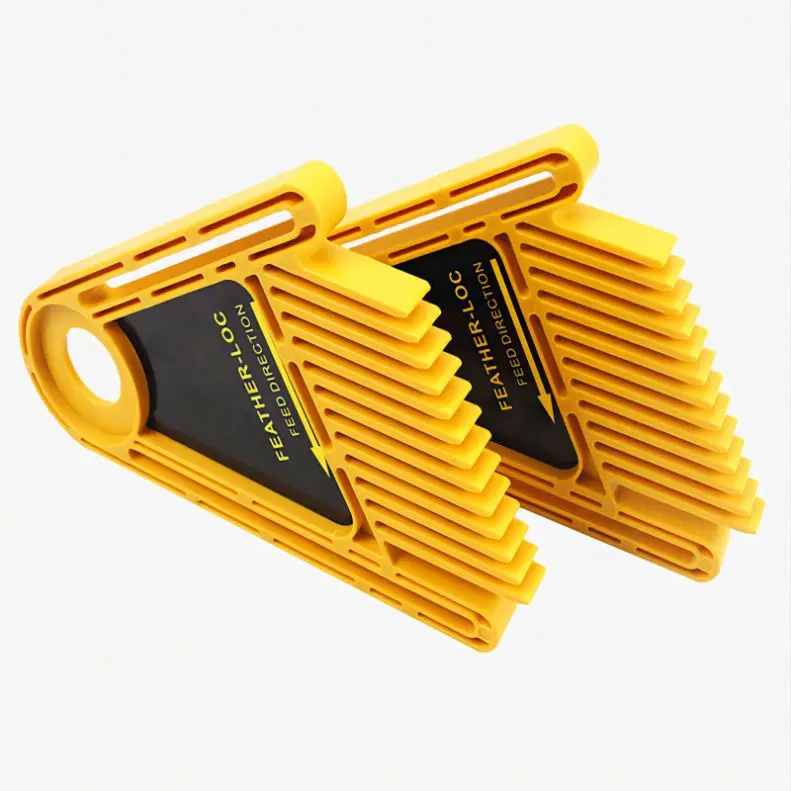 TEBAK W-44 Adjustable 1 Pair Multi-purpose Double Feather Board Loc Board for Table Saw Woodworking DIY Tools Feather Board