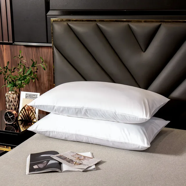 Competitive Price Hot Selling White Satin Cotton 40s Bed Throw Envelope Pillow Case Hotel Used Pillowcase