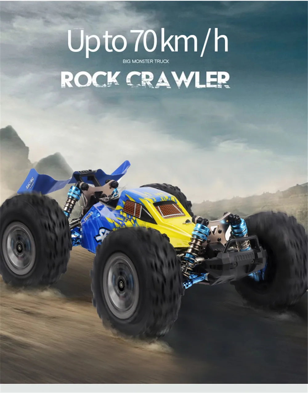 XLF F17 1/14 RTR Brushless RC Car 70km/h - High Speed 4WD Off-Road