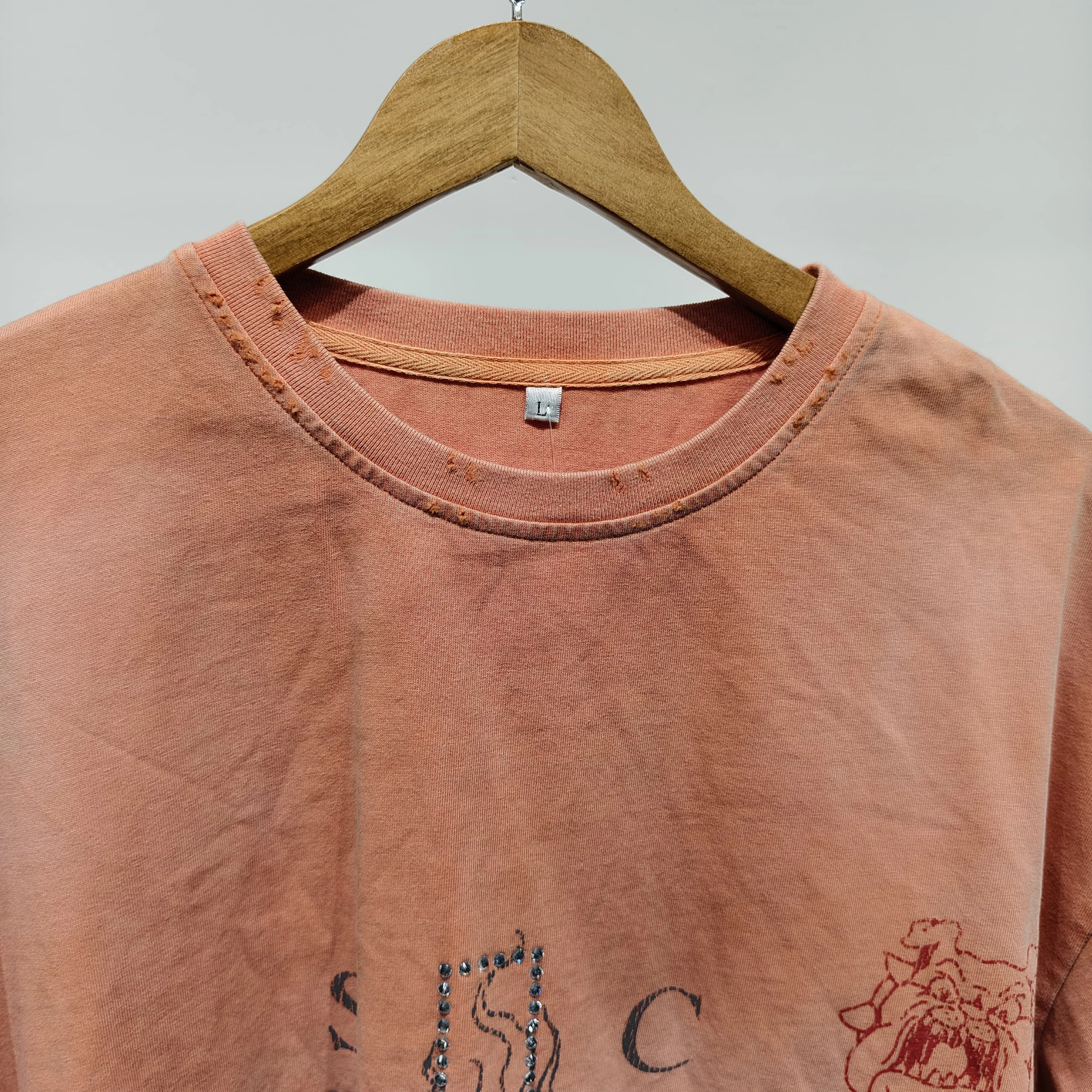Custom Logo Plus Size Men Cropped Washed Vintage Boxy Drop Shoulder 240g 100% Cotton Wholesale T Shirts gallery 3