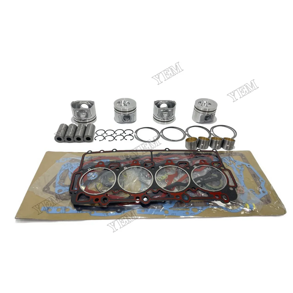 Engine Repair Kit With Piston Rings Gaskets Compatible for Caterpillar 3204 Engine Spare Parts 3