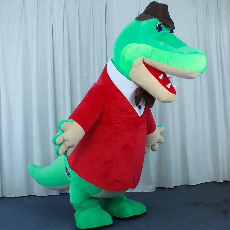 Efun MOQ 1 PCS Customized Inflatable Cheburashka Crocodile Plush Mascot Costume Adult Suit Cosplay Cartoon Movie Mascot
