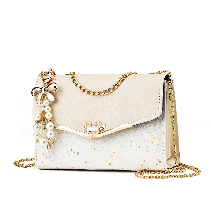 Factory Direct Sale of 2026 New Style Chain Crossbody Bag for Women Versatile and Fashionable Premium Shoulder Bag with Sequins.
