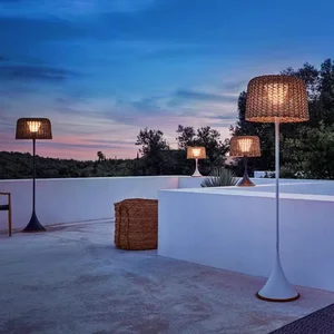 Solar Outdoor Lights Waterproof Remote Control Lawn Lights Atmosphere for Villa Courtyards and Balconies