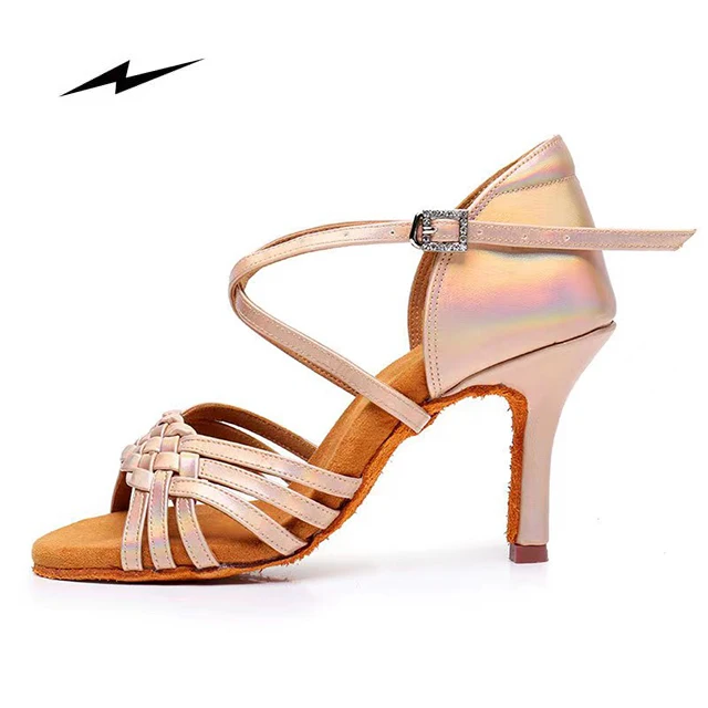 Women's Latin Dance Shoes Silk Satin Ballroom Tango Salsa Dance Practice Performance Dance Buy