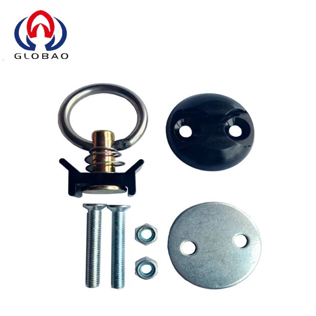 Round Anchor Point Tie Down Kit Bolt on Fitting Kit with Quick Release Tie Down Anchor