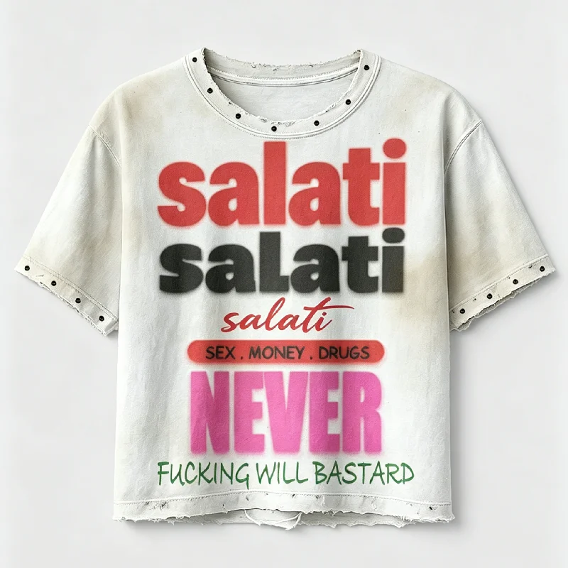 Personalized Custom Acid Washed Thick Cotton Tshirts Oversized Boxy Fit Men Screen Printed Vintage Distressed t Shirt