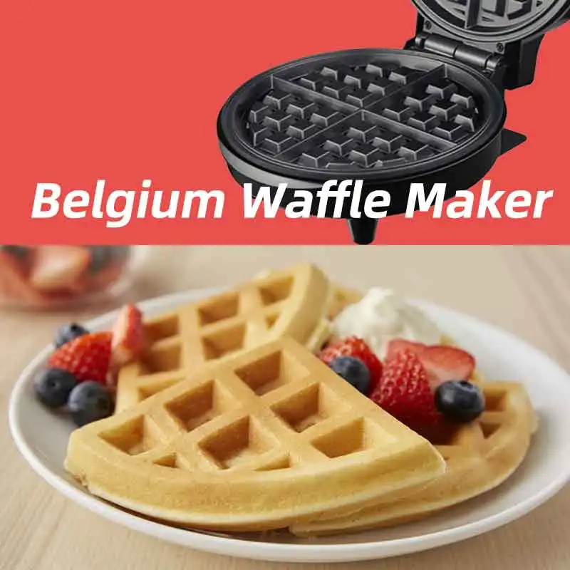 Adjustable Temperature Control Belgium Waffle Maker Waffle Machine for Home Use