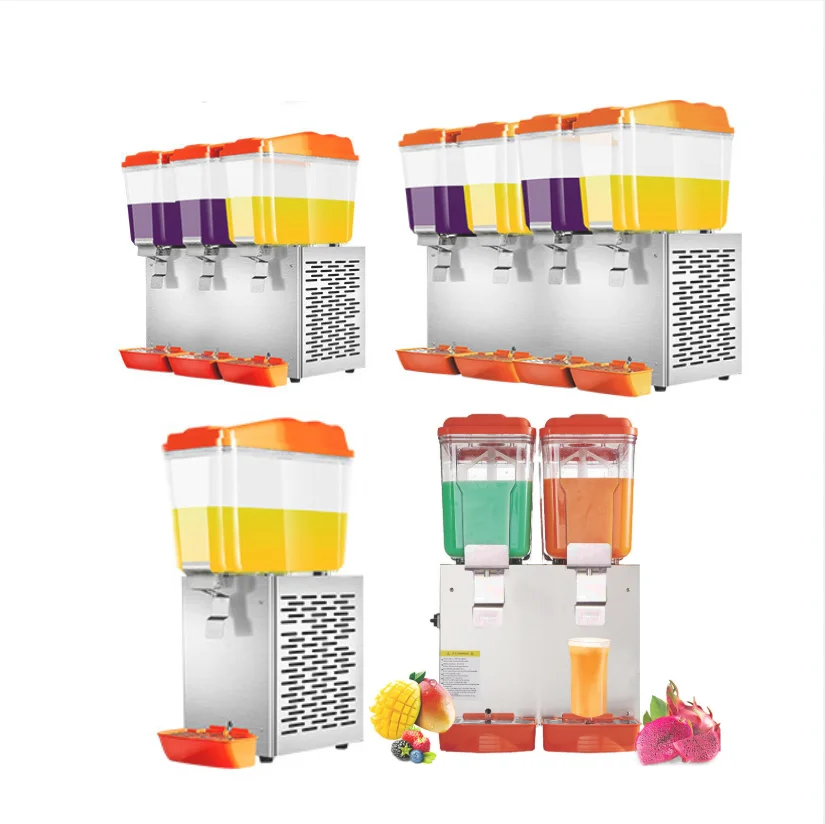 Automatic cheap electric buffet hotel cold beverage drink acrylic fruit juice dispenser for sale machine commercial price china