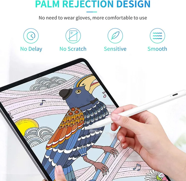 K11 Drawing Writing Note Click Swipe Touch Pen for Apple Ipad Stylus Pen