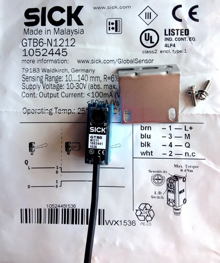 真新しい光電スイッチgtb6-n1211光電センサーsick - Buy Photoelectric Sensor Sick,Sick  Sensor,Gtb6-n1211 Product on Alibaba.com