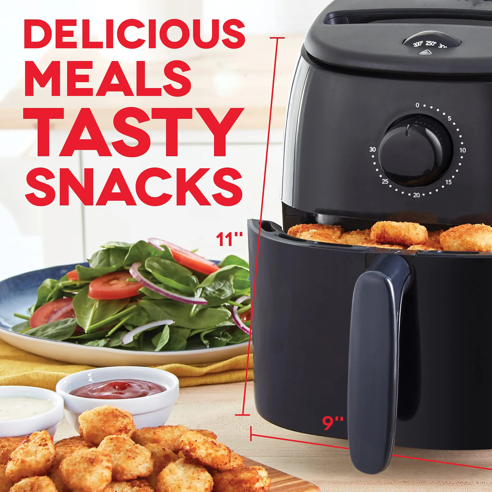 Высококачественная многофункциональная легко очищаемая жаровня фритюрница без масла антипригарная корзина для жарки