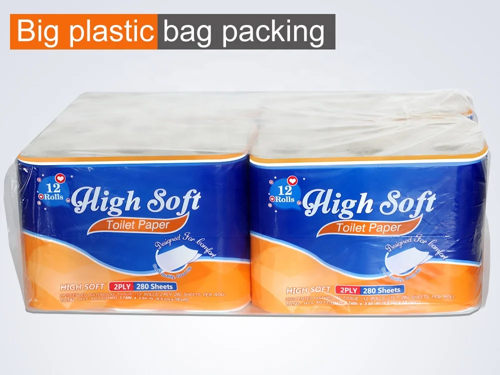 Ultra Strong Clean Toilet Paper 12 Rolls 280 Sheets Per Roll Premium 2