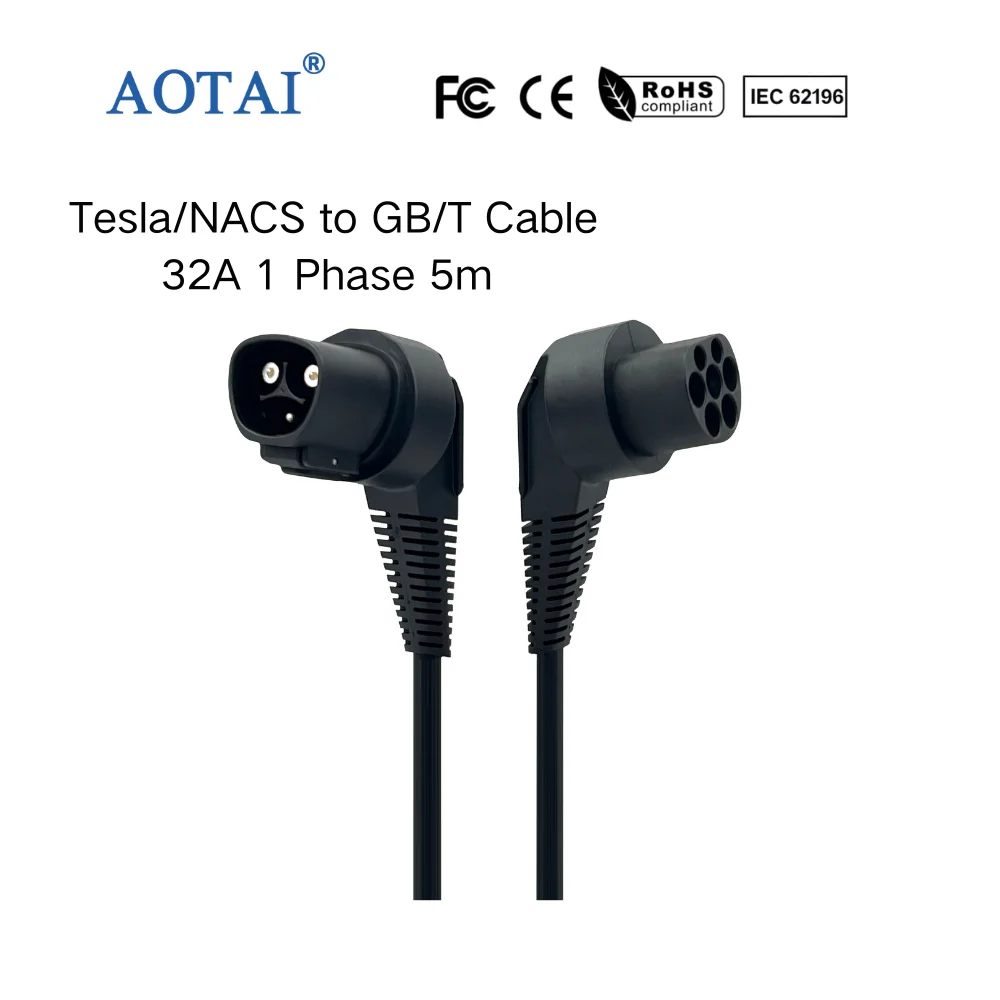 AOTAI for Tesla/NACS to GB/T Cable Chinese BYD JAC 7KW 32A Charging Cable
