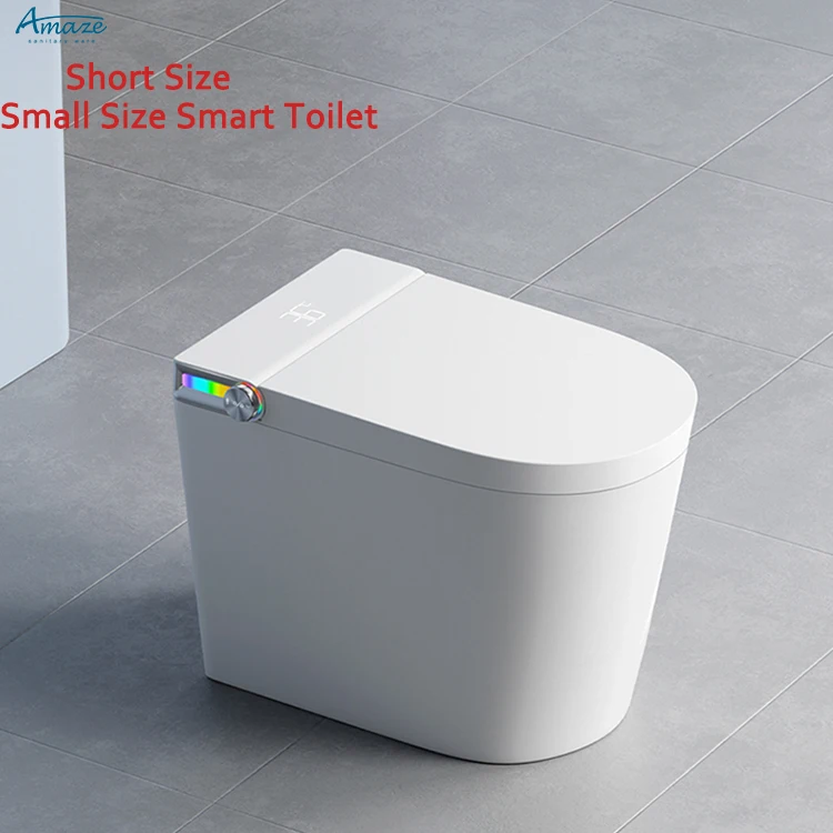 Modern sanitarios ware short 58cm intelligent smart toilet aromatherapy inodoro automatic toilet bluetooth speaker smart wc