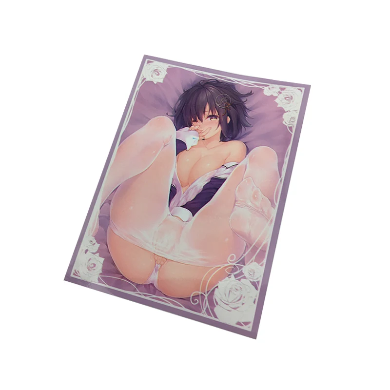 sexy anime card sleeves 60 PCS Holographic Anime Card Sleeves for MTG, 67mm x 92mm Top Loading  Board Game Trading Card Sleeves Card Protector Compatible with TCG/PTCG :  Buy Online at Best Price in KSA -