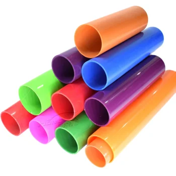 wholesale customized cheap price Odorless colorful round ABS pipes Extruded ABS Tube PVC ABS PP toy tubes