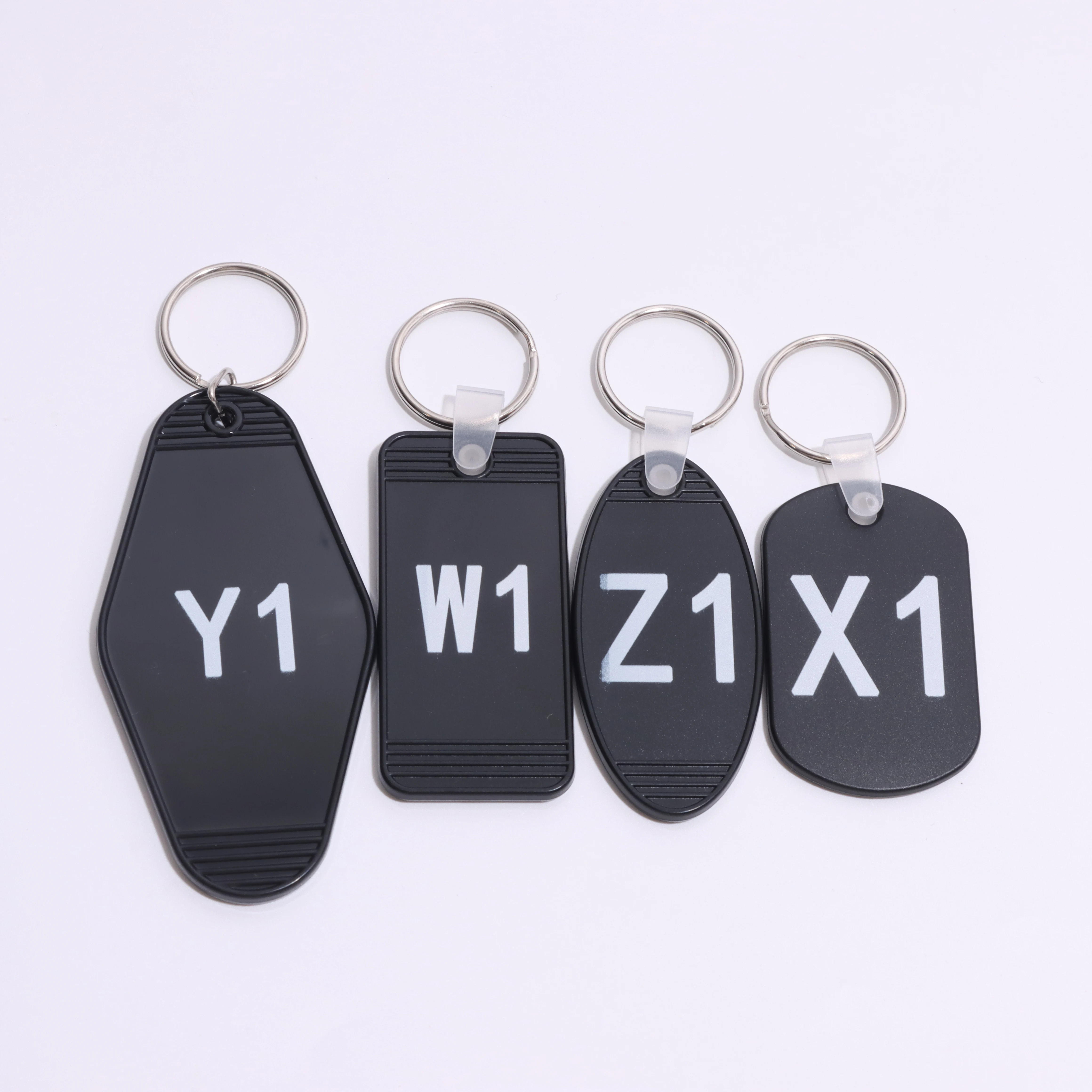 Custom Keychain - Hotel Acrylic Key Chains with Luck Number