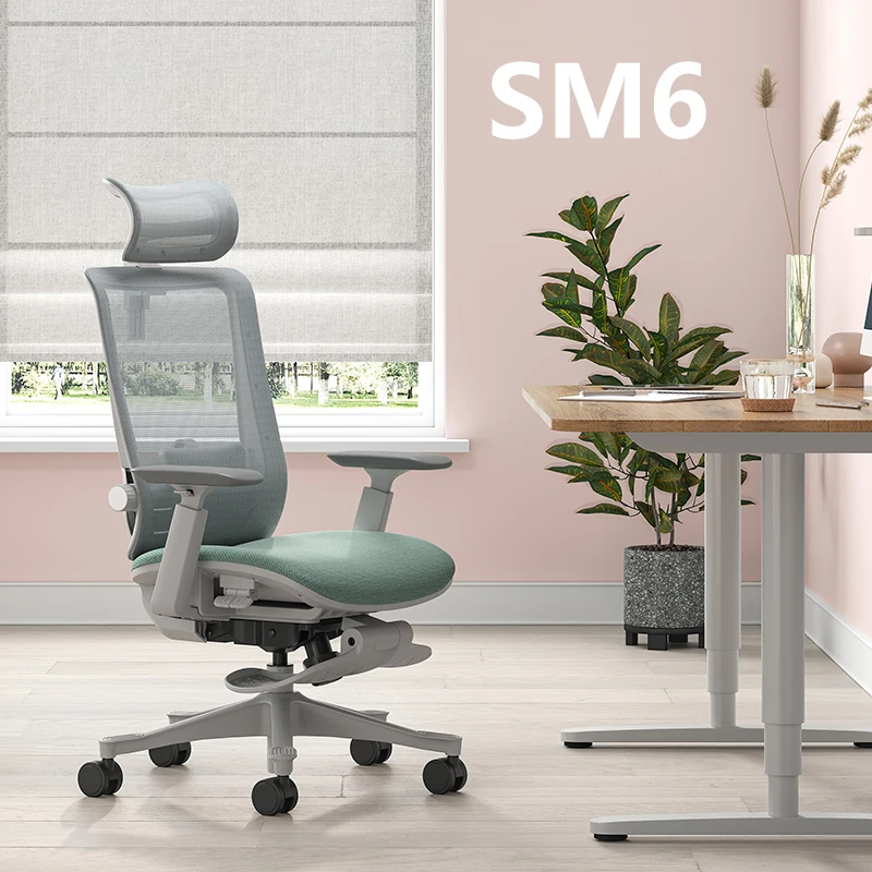 Contemporary Style Highback Ergonomic Home Office Chair Mesh Fabric