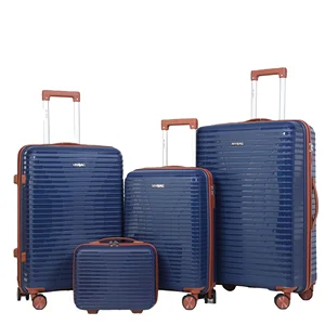 Large Suitcase Wholesale New Hardside Luggage Sets Valise De Voyage 3 Pcs Suitcase Trolley Travel PP Luggage