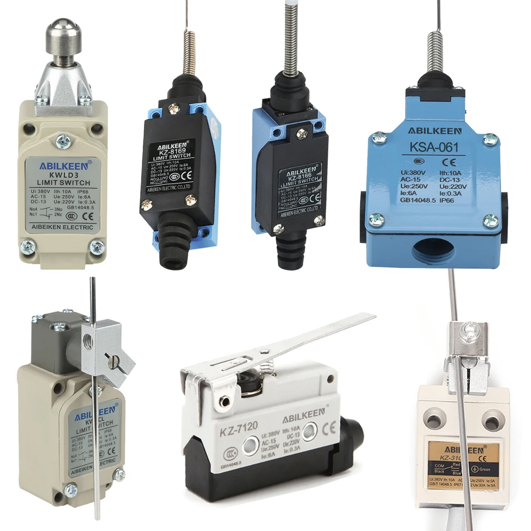 10a 250v Plastic Waterproof Types of Electrical Limit Switch for Elevator