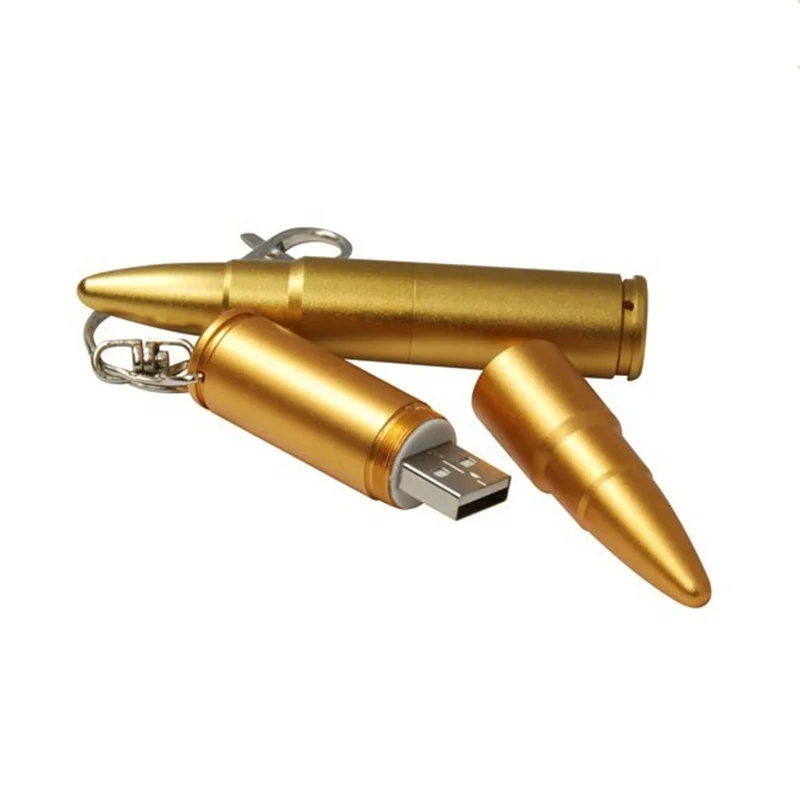 Promotion USB Flash Gadgets Bullet Vibrator USB Flash Drive Metal Pen Usb With Keychain