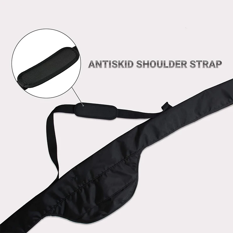 BSCI Factory Customize Waterproof Tackle Shoulder Zipper Duffle Bag for Outdoor Fishmen Travel Sling Storage Fishing Rod Bag