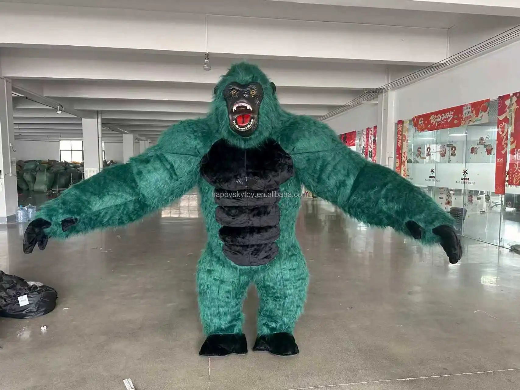 gorilla gorilla gorilla long gown dress Shirring Long Dress