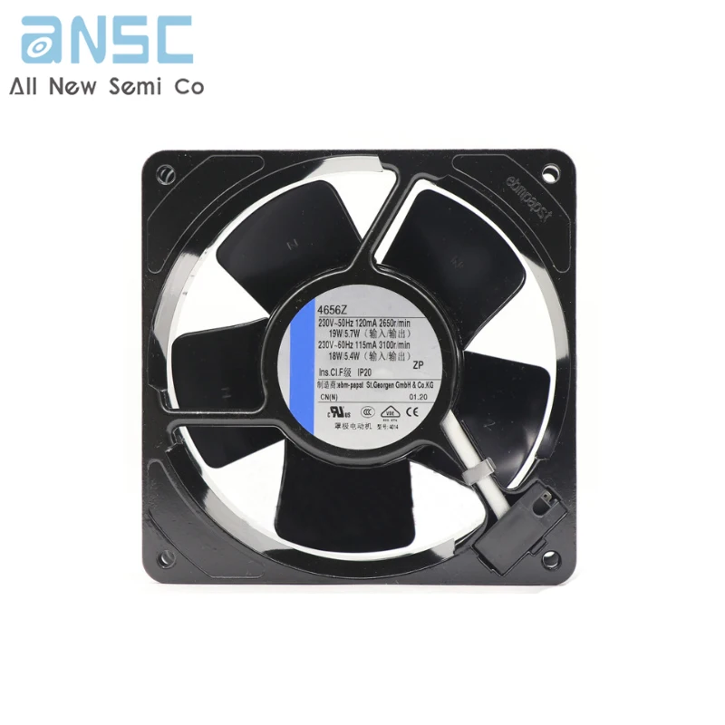 Original Axial fan 4656Z 12038 220V 120mA All-metal case cooling fan