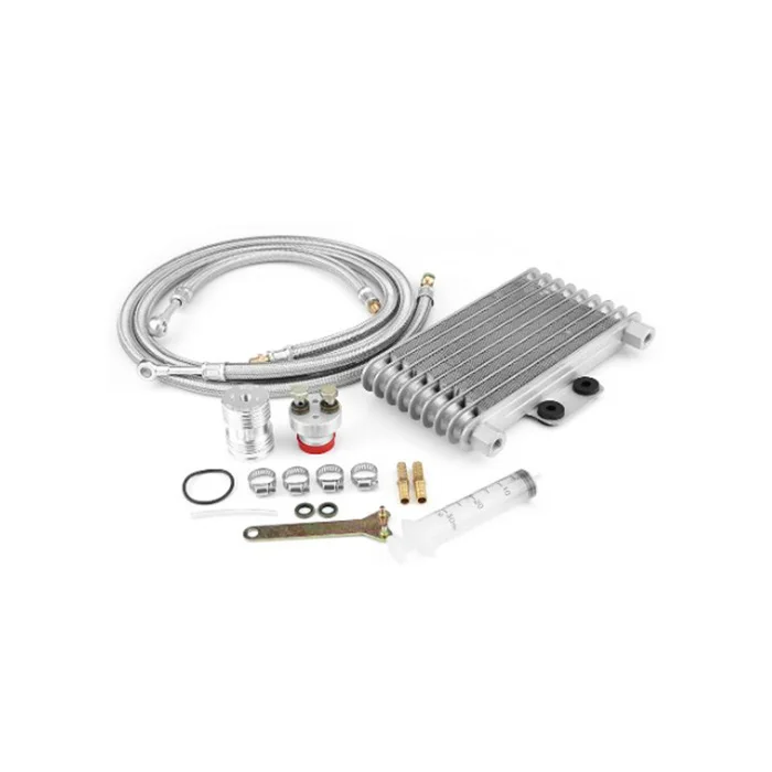 Aluminum Oil Cooler Thermostatic Adapter Kit For Hda Gy6 Engine Oil