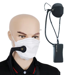 2022 MAKE AIR New Model with Usb Lithium Battery portable colorful air purification face maskes NO 2