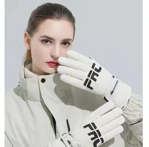 Winter Warm Gloves Plus Velvet Thick Ski Cold-proof Gloves Outdoor Cycling Windproof Anti-freeze Gloves Couples