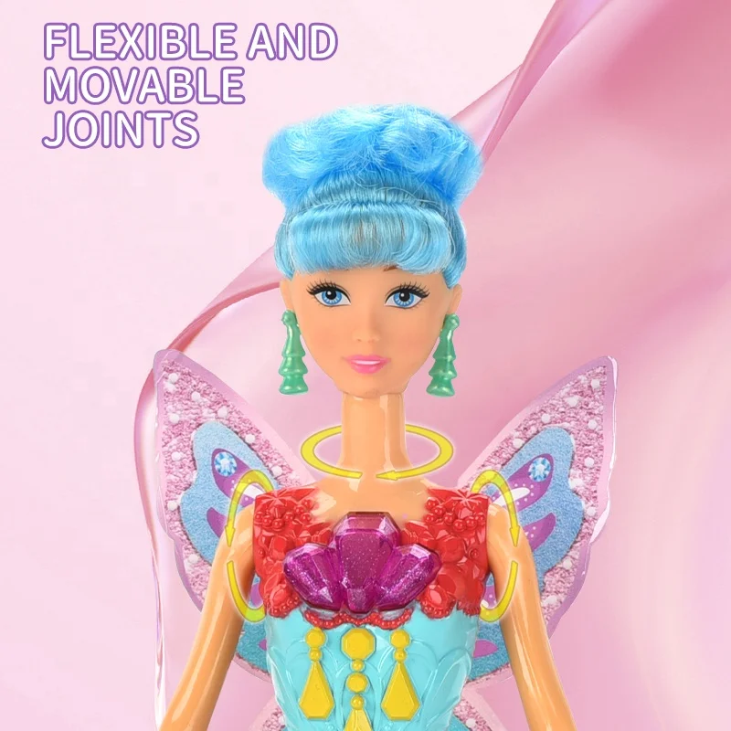 Кукла с цветком 11 дюймов