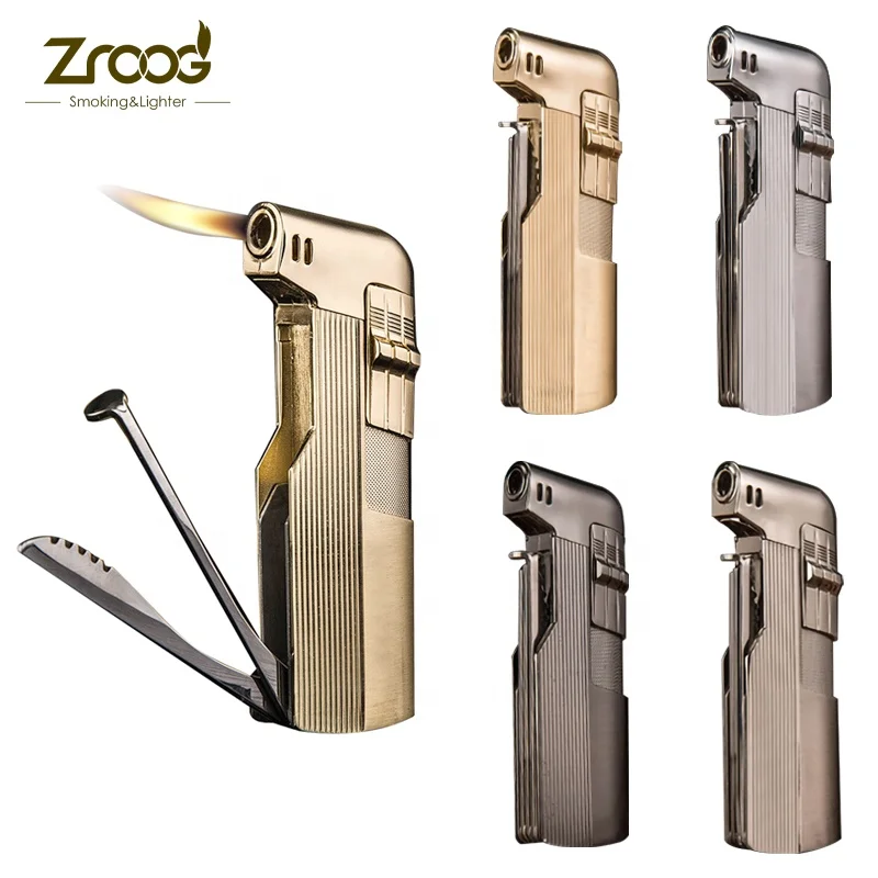 Lovisle 3-in-1 Butane Jet Lighter Multi-Function Gas & Pipe Tool for Cigarettes for Giveaways