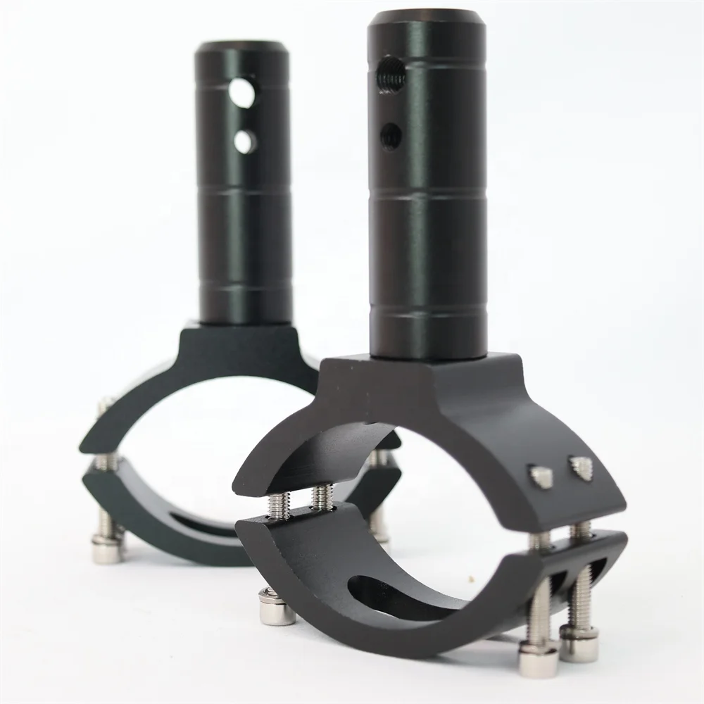 TIYPEOR CNC Alnumium Alloy Bracket Pipe Tube Clamp LED Light CNC Moto Light Bracket A-Pillar Bracket for Motorcycles Car ATV SUV