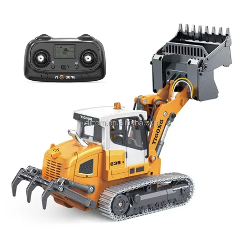 Yigong YG636 1/50 RC Full-channel Lead Screw Crawler Loader 2.4G