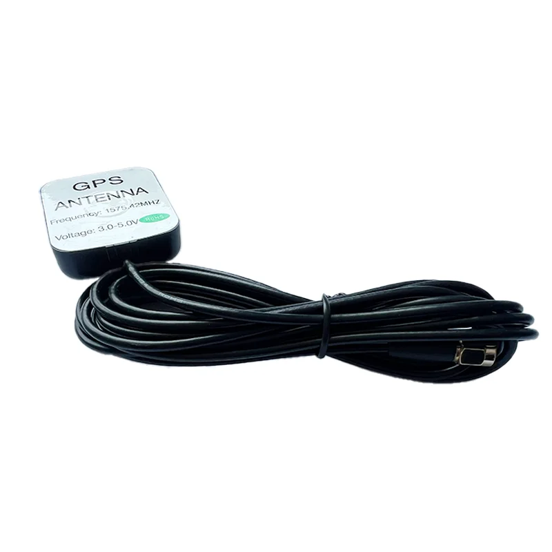 GPS Antenna Car Antenna 1575.42MHz 3-meter RG174 Wire SMA Male GPS Antenna