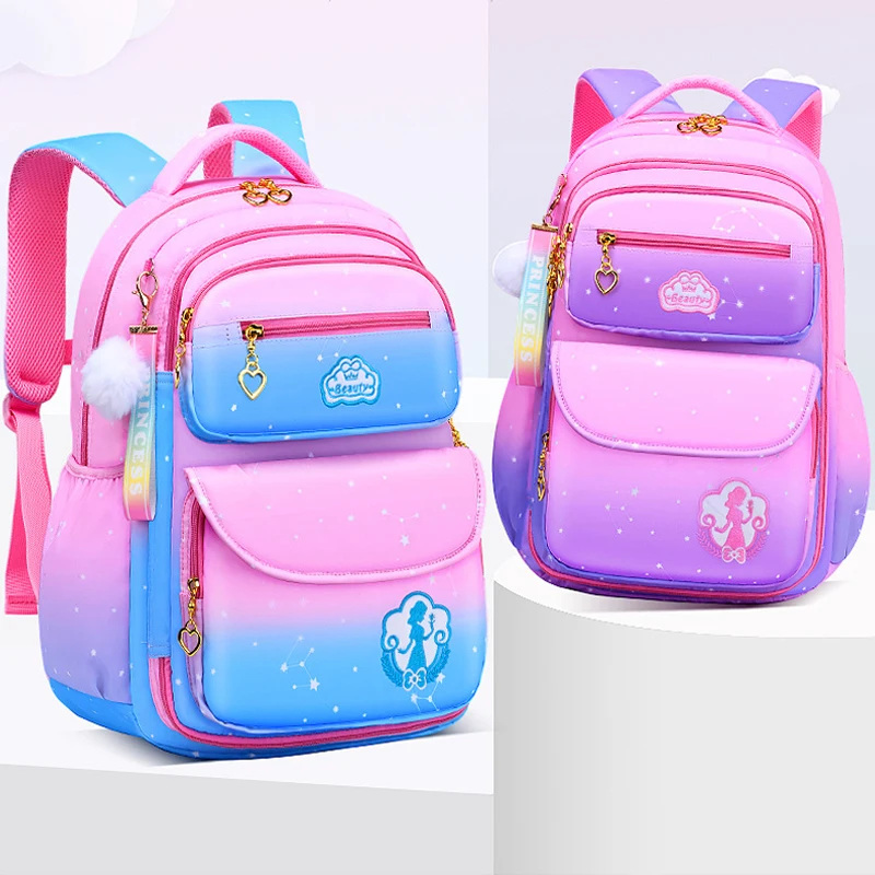 2023 Stylish Student Primary School Backpacks 10 Years Kid Schoolbag ...