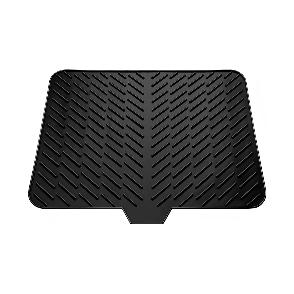 Cross-border Slope Silicone Drainage Mat Sink Countertop Tableware Heat-Resistant Insulation Diversion Biodegradable Kitchen