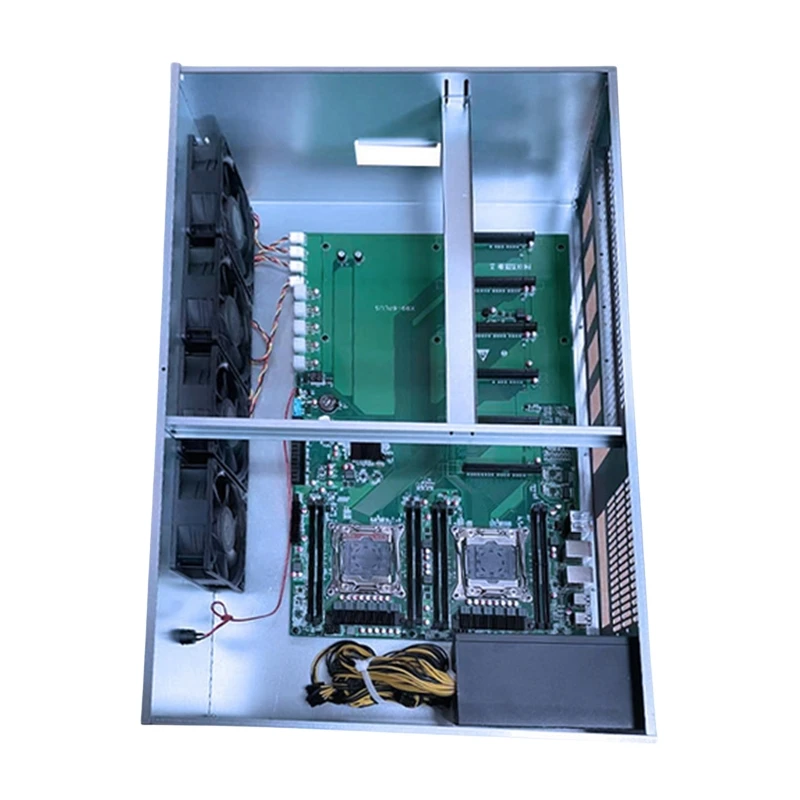 X99 6Plus Motherboard Support Dual E5 CPU DDR4 ECC REG RAM LGA 2011  65mm Spacing GPU Aleo Mainboard X99 Motherboard