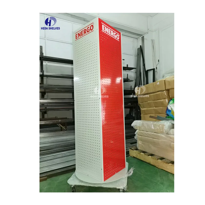 Customized Removable Free Standing Metal Display Stand Trading Rack Units for Shops Retail Steel China