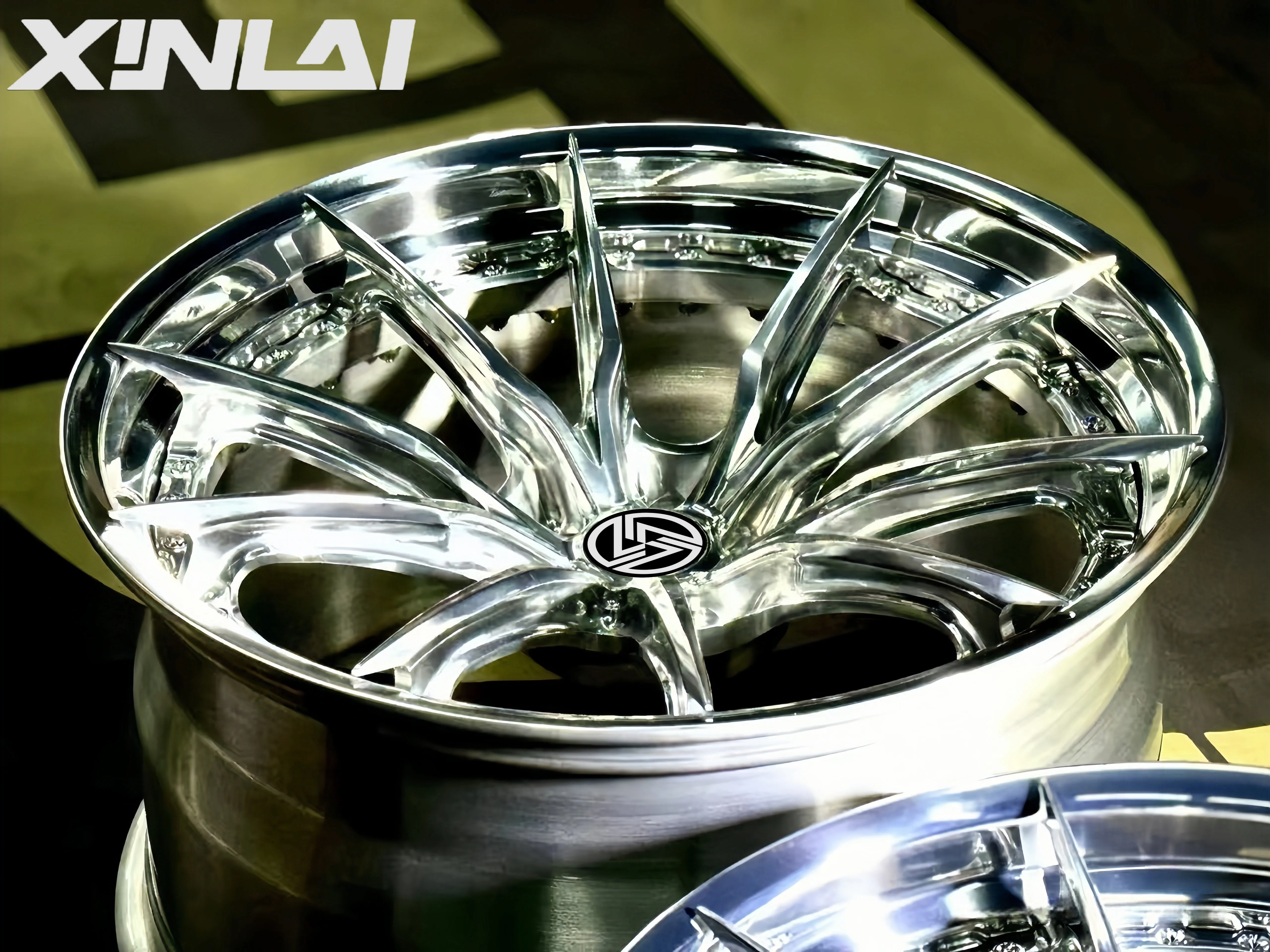 XINLAI Custom Deep Concave 18-22 Inch 2-Piece Forged Aluminum Alloy Racing Car Rims Polished for BMW Audi for Porsche Wheels New - Image 2