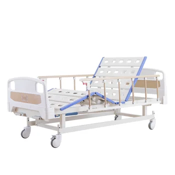 Factory direct manual 2 crank hospital bed manual hospital bed direct wholesale hospital bed supplier