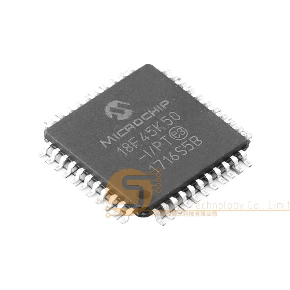 PIC18F45K50-I/PT QFP44 8-bit USB Microcontroller 32KB Flash for Industrial Control