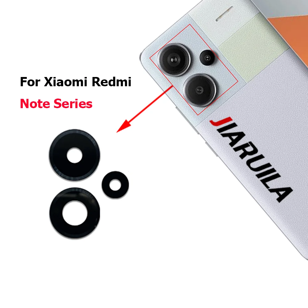 Wholesale Mobile Back Camera Lens for Xiaomi Redmi Note 14 13 12 11 Pro  Plus 11E 11S 10 10S 10T Pro 5G Rear Camera Glass
