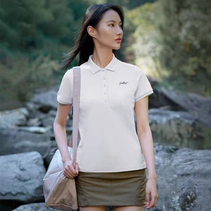 Hot PELLIOT Polo T Shirt Custom Golf Polo Breathable Sport Stand Casual Quick Dry Summer Woven 100% Polyester Custom Logo Women