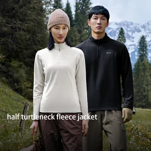 PELLIOT Fall Warm Clothing 200g Fleece Men Comfortable Outdoor Hiking Fleece Jackets Pullover