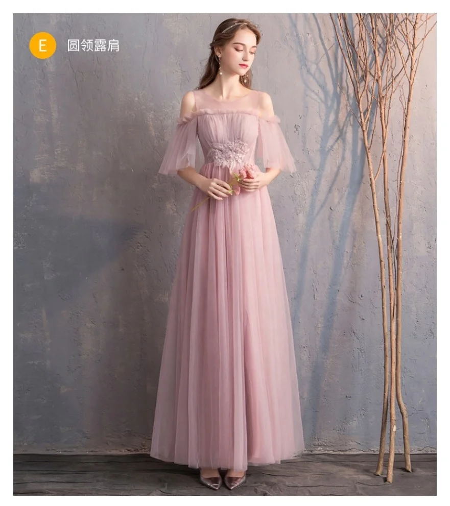 cheap bridesmaid dresses china Factory Wholesale Pink Dress Cocktail Bridesmaid Dress Bridesmaid Bust Size:42