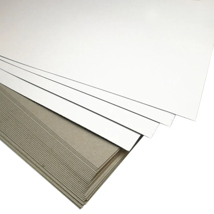 Industrial Use Moisture Proof Single Side Coated Grey Back Duplex Board Paperboard